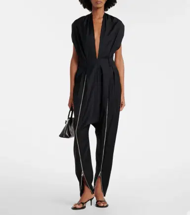 Coperni Halterneck virgin wool jumpsuit | Thumbnail 3 Coperni Halterneck virgin wool jumpsuit | Thumbnail 3
