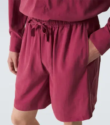 Saman Amel Silk shorts | Thumbnail 2 Saman Amel Silk shorts | Thumbnail 2