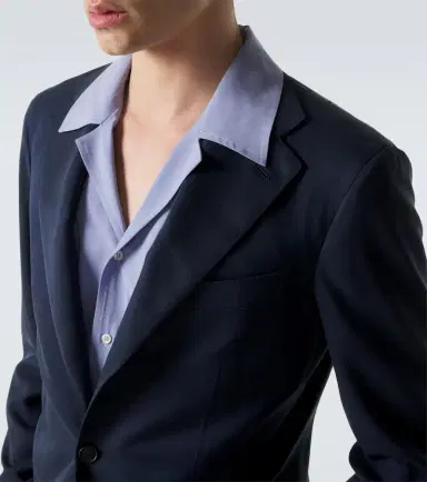 Saman Amel Silk suit jacket | Thumbnail 3 Saman Amel Silk suit jacket | Thumbnail 3