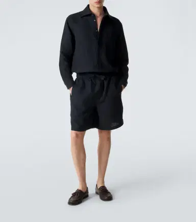 Saman Amel Linen shorts | Thumbnail 2 Saman Amel Linen shorts | Thumbnail 2