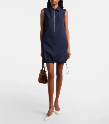 Prada Poplin polo dress | Thumbnail 4 Prada Poplin polo dress | Thumbnail 4