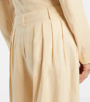 Posse Rio pleated linen barrel-leg pants | Thumbnail 2 Posse Rio pleated linen barrel-leg pants | Thumbnail 2