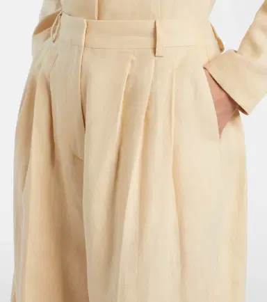 Posse Rio pleated linen barrel-leg pants | Thumbnail 4 Posse Rio pleated linen barrel-leg pants | Thumbnail 4