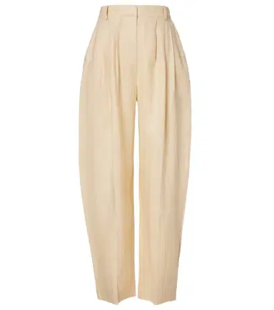 Posse Rio pleated linen barrel-leg pants | Thumbnail 1 Posse Rio pleated linen barrel-leg pants | Thumbnail 1