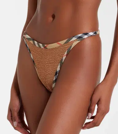 Burberry x Hunza G Tyler Check bikini | Thumbnail 4 Burberry x Hunza G Tyler Check bikini | Thumbnail 4