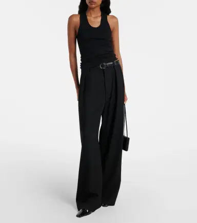 Wardrobe.NYC Wardrobe. NYC Ribbed-knit cotton jersey tank top | Thumbnail 2 Wardrobe.NYC Wardrobe. NYC Ribbed-knit cotton jersey tank top | Thumbnail 2
