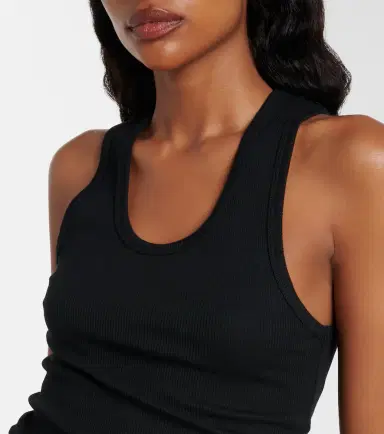 Wardrobe.NYC Wardrobe. NYC Ribbed-knit cotton jersey tank top | Thumbnail 5 Wardrobe.NYC Wardrobe. NYC Ribbed-knit cotton jersey tank top | Thumbnail 5