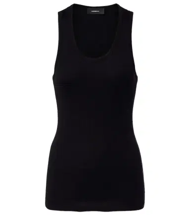 Wardrobe.NYC Wardrobe. NYC Ribbed-knit cotton jersey tank top | Thumbnail 1 Wardrobe.NYC Wardrobe. NYC Ribbed-knit cotton jersey tank top | Thumbnail 1