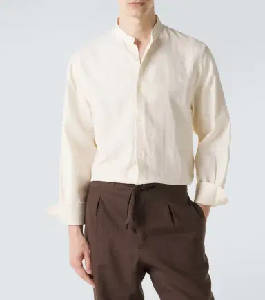 Stòffa Stòffa Cotton and linen shirt | Thumbnail 4 Stòffa Stòffa Cotton and linen shirt | Thumbnail 4