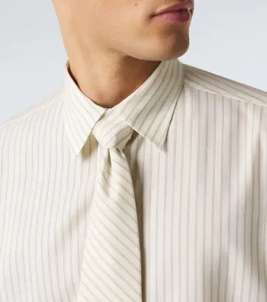 Auralee Striped wool tie | Thumbnail 2 Auralee Striped wool tie | Thumbnail 2
