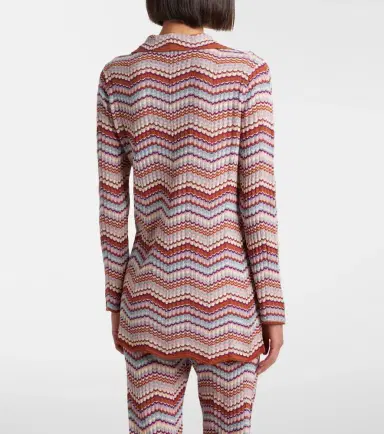Rixo Brody chevron cotton top | Thumbnail 5 Rixo Brody chevron cotton top | Thumbnail 5