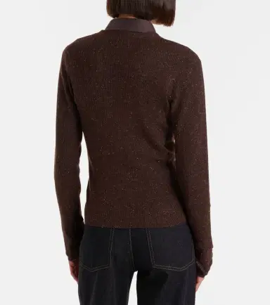 Brunello Cucinelli Ribbed-knit cashmere-blend cardigan | Thumbnail 4 Brunello Cucinelli Ribbed-knit cashmere-blend cardigan | Thumbnail 4