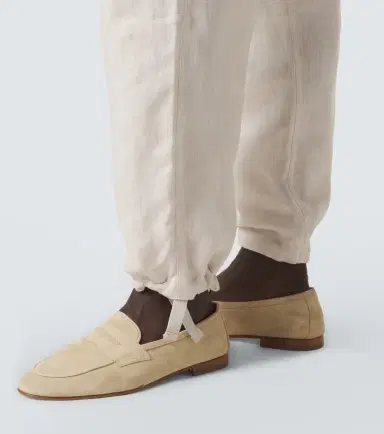 Brunello Cucinelli Linen straight pants | Thumbnail 4 Brunello Cucinelli Linen straight pants | Thumbnail 4