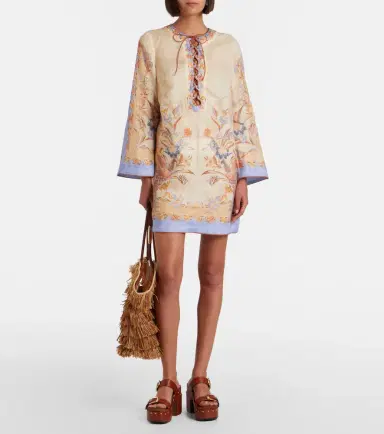Zimmermann Indra floral linen tunic | Thumbnail 4 Zimmermann Indra floral linen tunic | Thumbnail 4
