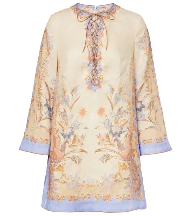 Zimmermann Indra floral linen tunic | Thumbnail 1 Zimmermann Indra floral linen tunic | Thumbnail 1