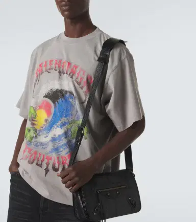 Balenciaga Printed cotton jersey T-shirt | Thumbnail 4 Balenciaga Printed cotton jersey T-shirt | Thumbnail 4