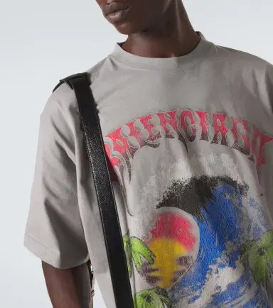 Balenciaga Printed cotton jersey T-shirt | Thumbnail 6 Balenciaga Printed cotton jersey T-shirt | Thumbnail 6