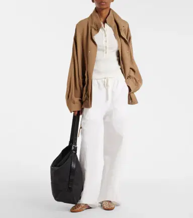 Citizens of Humanity Aurora cotton and linen wide-leg pants | Thumbnail 2 Citizens of Humanity Aurora cotton and linen wide-leg pants | Thumbnail 2