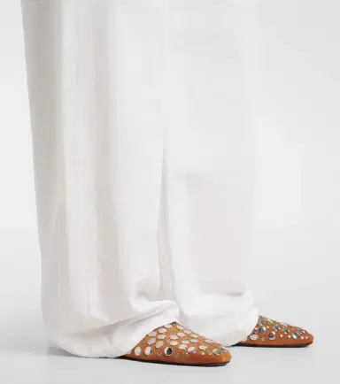 Citizens of Humanity Aurora cotton and linen wide-leg pants | Thumbnail 4 Citizens of Humanity Aurora cotton and linen wide-leg pants | Thumbnail 4