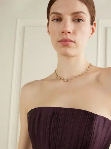 David Yurman Startburst 18-karat Gold Diamond Tennis Necklace | Thumbnail 2 David Yurman Startburst 18-karat Gold Diamond Tennis Necklace | Thumbnail 2