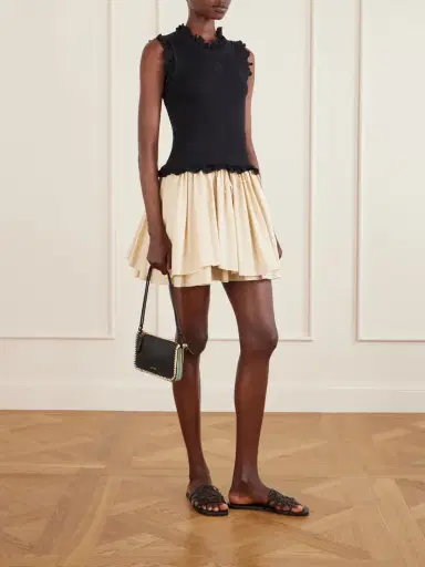 Loewe + Paula’s Ibiza Ruffled Cotton-poplin Mini Skirt | Thumbnail 2 Loewe + Paula’s Ibiza Ruffled Cotton-poplin Mini Skirt | Thumbnail 2