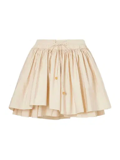 Loewe + Paula’s Ibiza Ruffled Cotton-poplin Mini Skirt | Thumbnail 1 Loewe + Paula’s Ibiza Ruffled Cotton-poplin Mini Skirt | Thumbnail 1