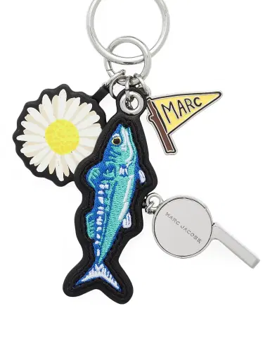Marc Jacobs Women's The Camp Whistle Cluster Bag Charm - Nickel | Thumbnail 3 Marc Jacobs Women's The Camp Whistle Cluster Bag Charm - Nickel | Thumbnail 3