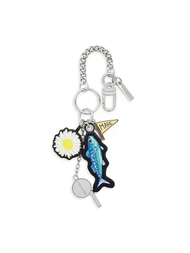 Marc Jacobs Women's The Camp Whistle Cluster Bag Charm - Nickel | Thumbnail 1 Marc Jacobs Women's The Camp Whistle Cluster Bag Charm - Nickel | Thumbnail 1