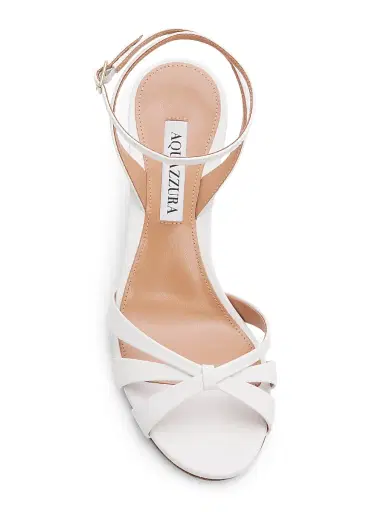 Aquazzura Women's Tati 85MM Leather Espadrille Wedge Sandals - White | Thumbnail 4 Aquazzura Women's Tati 85MM Leather Espadrille Wedge Sandals - White | Thumbnail 4