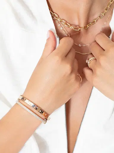 64 Facets Women's Stardust 18K Yellow Gold & 0.79 TCW Diamond Bangle - Yellow Gold | Thumbnail 2 64 Facets Women's Stardust 18K Yellow Gold & 0.79 TCW Diamond Bangle - Yellow Gold | Thumbnail 2