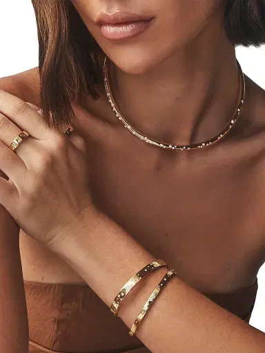 64 Facets Women's Stardust 18K Yellow Gold & 0.79 TCW Diamond Bangle - Yellow Gold | Thumbnail 3 64 Facets Women's Stardust 18K Yellow Gold & 0.79 TCW Diamond Bangle - Yellow Gold | Thumbnail 3