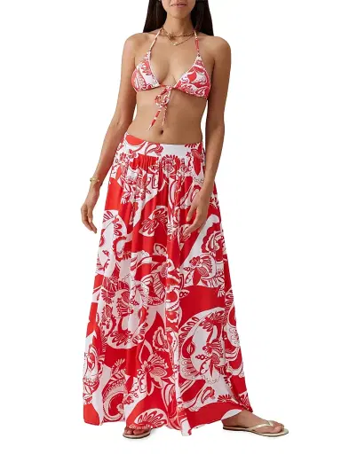Melissa Odabash Women's High Summer Shiloh Printed Maxi Skirt - Floral | Thumbnail 2 Melissa Odabash Women's High Summer Shiloh Printed Maxi Skirt - Floral | Thumbnail 2