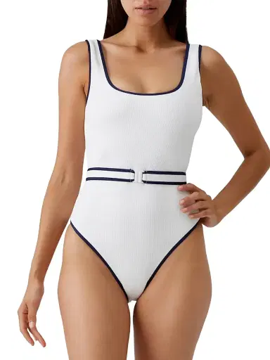Melissa Odabash Women's High Summer Rio One-Piece Swimsuit | Thumbnail 2 Melissa Odabash Women's High Summer Rio One-Piece Swimsuit | Thumbnail 2