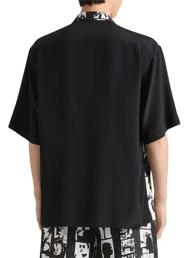Givenchy Men's Shirt with Photographic Negative Print - Black White | Thumbnail 4 Givenchy Men's Shirt with Photographic Negative Print - Black White | Thumbnail 4