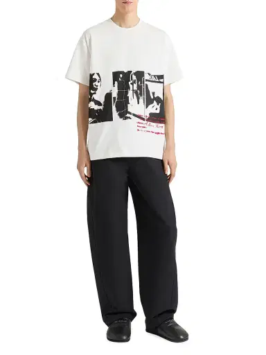 Givenchy Men's T-Shirt in Cotton with Photographic Negative Print - | Thumbnail 2 Givenchy Men's T-Shirt in Cotton with Photographic Negative Print - | Thumbnail 2