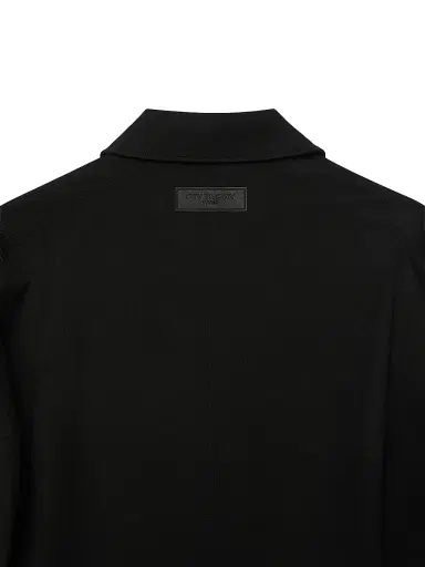 Givenchy Men's Couture Seam Overshirt Jacket in Cotton with Checked Reverse - Black | Thumbnail 5 Givenchy Men's Couture Seam Overshirt Jacket in Cotton with Checked Reverse - Black | Thumbnail 5