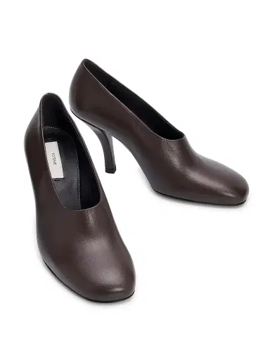 TOTEME Women's Contour 85MM Leather Pumps | Thumbnail 2 TOTEME Women's Contour 85MM Leather Pumps | Thumbnail 2