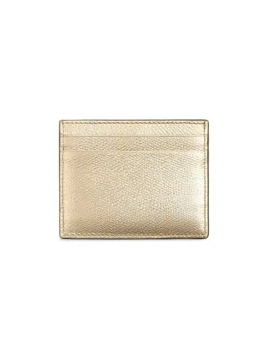 Valentino Garavani Women's VLogo Signature Card Holder - Gold Crystal | Thumbnail 3 Valentino Garavani Women's VLogo Signature Card Holder - Gold Crystal | Thumbnail 3