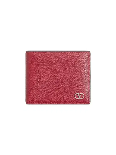 Valentino Garavani Men's VLogo Signature Grainy Calfskin Wallet | Thumbnail 1 Valentino Garavani Men's VLogo Signature Grainy Calfskin Wallet | Thumbnail 1