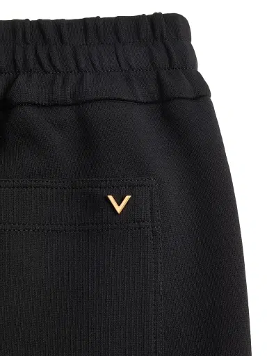 Valentino Garavani Men's Cotton Jogging Pants with VGold - Black | Thumbnail 6 Valentino Garavani Men's Cotton Jogging Pants with VGold - Black | Thumbnail 6
