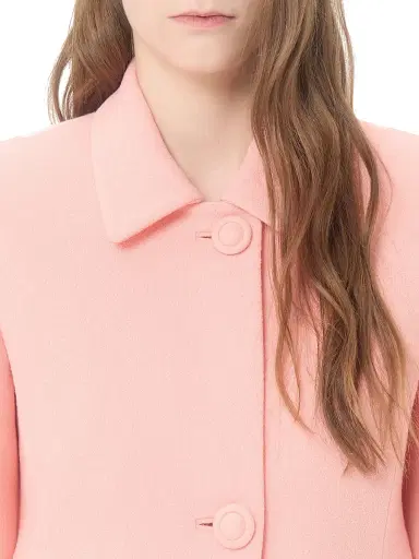 Valentino Garavani Women's Wool Crepe Jacket - Pink | Thumbnail 6 Valentino Garavani Women's Wool Crepe Jacket - Pink | Thumbnail 6