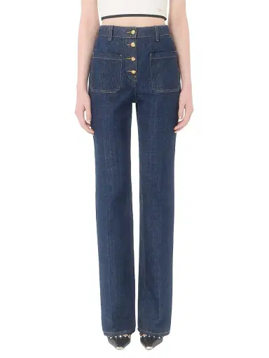 Valentino Garavani Women's Denim Jeans - Denim | Thumbnail 3 Valentino Garavani Women's Denim Jeans - Denim | Thumbnail 3
