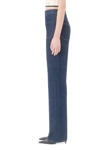 Valentino Garavani Women's Denim Jeans - Denim | Thumbnail 4 Valentino Garavani Women's Denim Jeans - Denim | Thumbnail 4