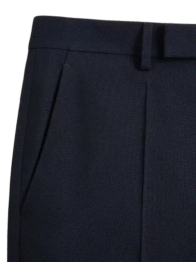 Valentino Garavani Men's Wool Pants - Dark Blue - Size 36 | Thumbnail 6 Valentino Garavani Men's Wool Pants - Dark Blue - Size 36 | Thumbnail 6