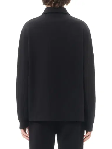 Valentino Garavani Men's Cotton Polo Shirt with VGold - Black | Thumbnail 5 Valentino Garavani Men's Cotton Polo Shirt with VGold - Black | Thumbnail 5
