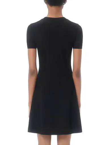 Valentino Garavani Women's Embroidered Knit Dress - Black - Size XL | Thumbnail 5 Valentino Garavani Women's Embroidered Knit Dress - Black - Size XL | Thumbnail 5