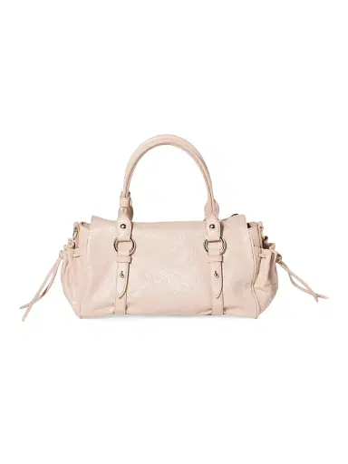 Miu Miu Women's Nappa Leather Top Handle Bag - Beige | Thumbnail 3 Miu Miu Women's Nappa Leather Top Handle Bag - Beige | Thumbnail 3