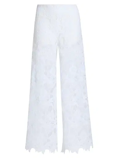 Chiara Boni La Petite Robe Women's Emilka Lace Wide-Leg Pants | Thumbnail 1 Chiara Boni La Petite Robe Women's Emilka Lace Wide-Leg Pants | Thumbnail 1