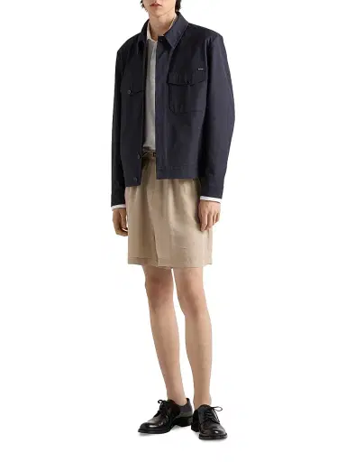 Prada Men's Technical Fabric Jacket | Thumbnail 2 Prada Men's Technical Fabric Jacket | Thumbnail 2