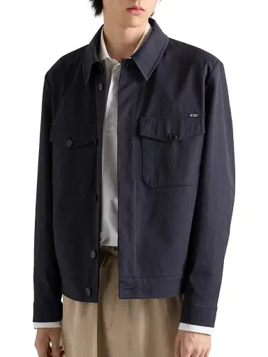 Prada Men's Technical Fabric Jacket | Thumbnail 3 Prada Men's Technical Fabric Jacket | Thumbnail 3